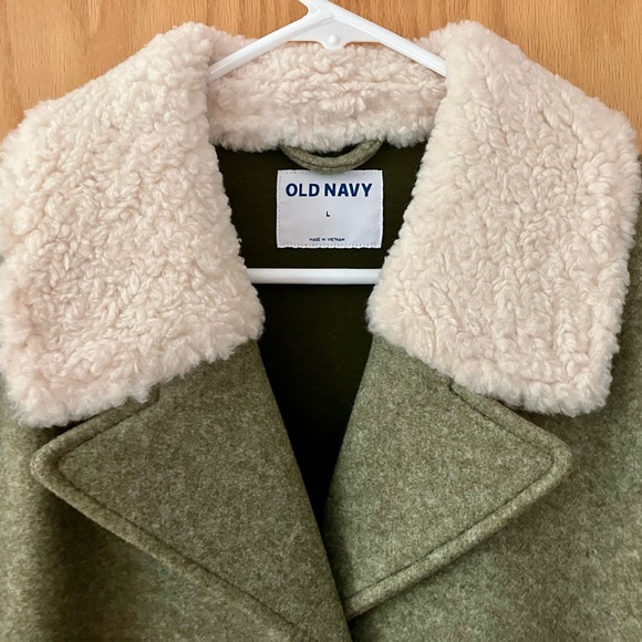 Fleece and Sherpa Jacket Old Navy Large - Picture 4 of 6